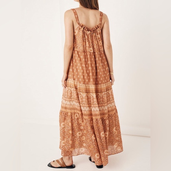 NWOT Spell & the Gypsy Utopia Strappy Sundress Cinnamon Size Small - Picture 2 of 13